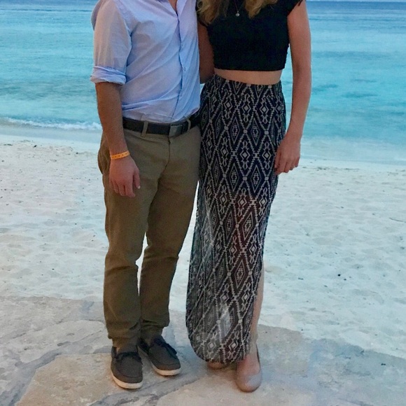 Aztec Print Maxi Skirt - Picture 5 of 5